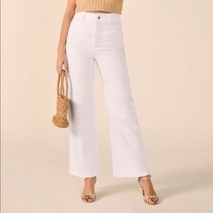 Rouje Swan Jeans White 26 NWT